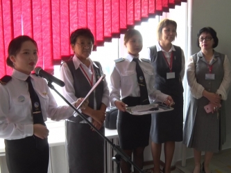 Открытие первого кабинета «Школа добропорядочности» в Актюбинском колледже транспорта